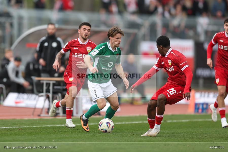 sport, VfB Stuttgart II, Schweinfurt, Sachs Stadion, Fussball, DFB, 30. Spieltag, 3. Liga, 21.03.2026, 1. FC Schweinfurt 1905 - Bild-ID: 2545502