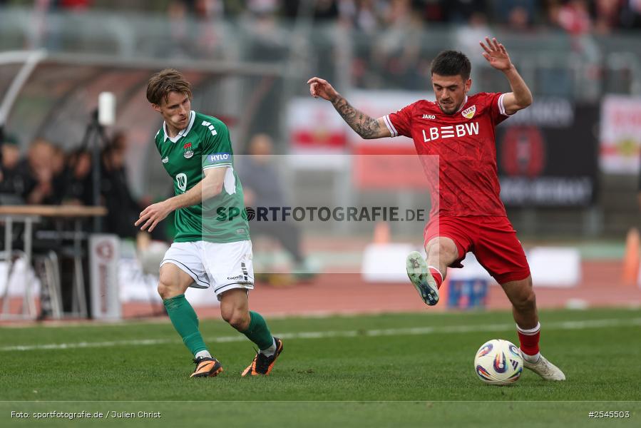 sport, VfB Stuttgart II, Schweinfurt, Sachs Stadion, Fussball, DFB, 30. Spieltag, 3. Liga, 21.03.2026, 1. FC Schweinfurt 1905 - Bild-ID: 2545503