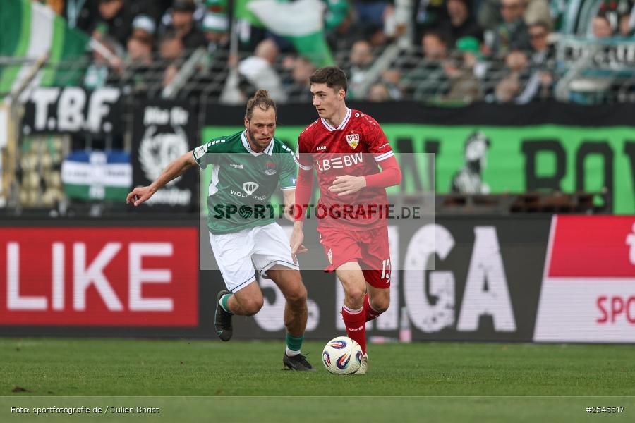 sport, VfB Stuttgart II, Schweinfurt, Sachs Stadion, Fussball, DFB, 30. Spieltag, 3. Liga, 21.03.2026, 1. FC Schweinfurt 1905 - Bild-ID: 2545517