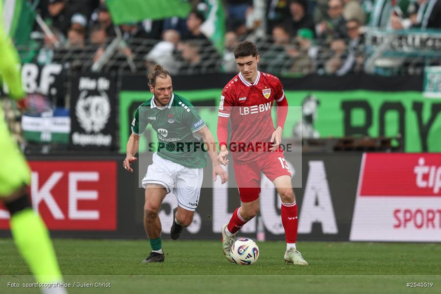 sport, VfB Stuttgart II, Schweinfurt, Sachs Stadion, Fussball, DFB, 30. Spieltag, 3. Liga, 21.03.2026, 1. FC Schweinfurt 1905 - Bild-ID: 2545519