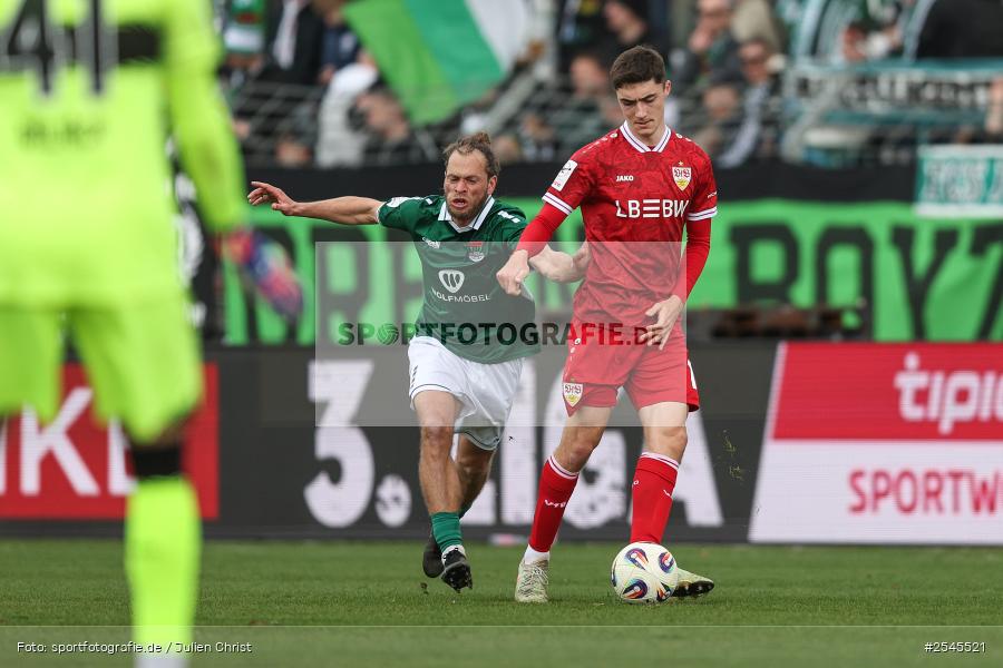 sport, VfB Stuttgart II, Schweinfurt, Sachs Stadion, Fussball, DFB, 30. Spieltag, 3. Liga, 21.03.2026, 1. FC Schweinfurt 1905 - Bild-ID: 2545521