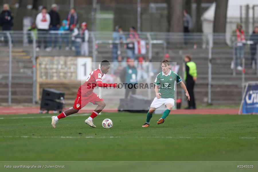 sport, VfB Stuttgart II, Schweinfurt, Sachs Stadion, Fussball, DFB, 30. Spieltag, 3. Liga, 21.03.2026, 1. FC Schweinfurt 1905 - Bild-ID: 2545525