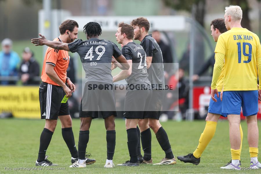 sport, TSV Karlburg, Landesliga Nordwest, Karlburg, Fussball, Fundamentum Sportpark, DJK Hain, 26. Spieltag, 21.03.2026 - Bild-ID: 2545549
