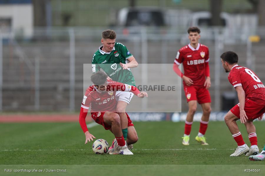 sport, VfB Stuttgart II, Schweinfurt, Sachs Stadion, Fussball, DFB, 30. Spieltag, 3. Liga, 21.03.2026, 1. FC Schweinfurt 1905 - Bild-ID: 2545561