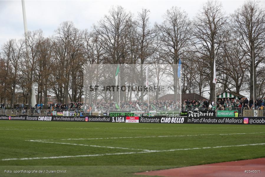 sport, VfB Stuttgart II, Schweinfurt, Sachs Stadion, Fussball, DFB, 30. Spieltag, 3. Liga, 21.03.2026, 1. FC Schweinfurt 1905 - Bild-ID: 2545571