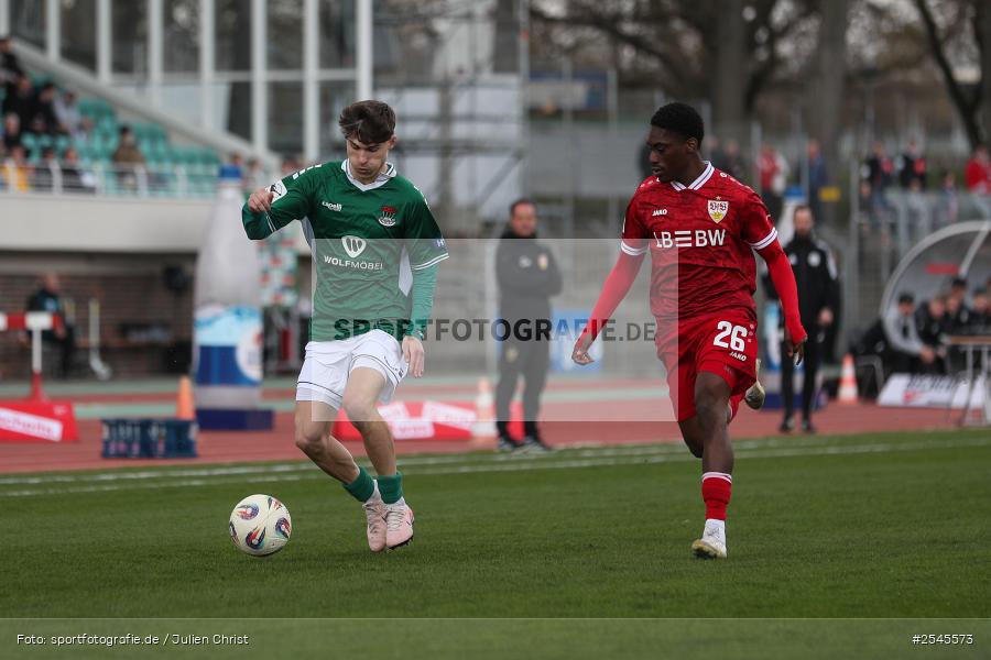 sport, VfB Stuttgart II, Schweinfurt, Sachs Stadion, Fussball, DFB, 30. Spieltag, 3. Liga, 21.03.2026, 1. FC Schweinfurt 1905 - Bild-ID: 2545573