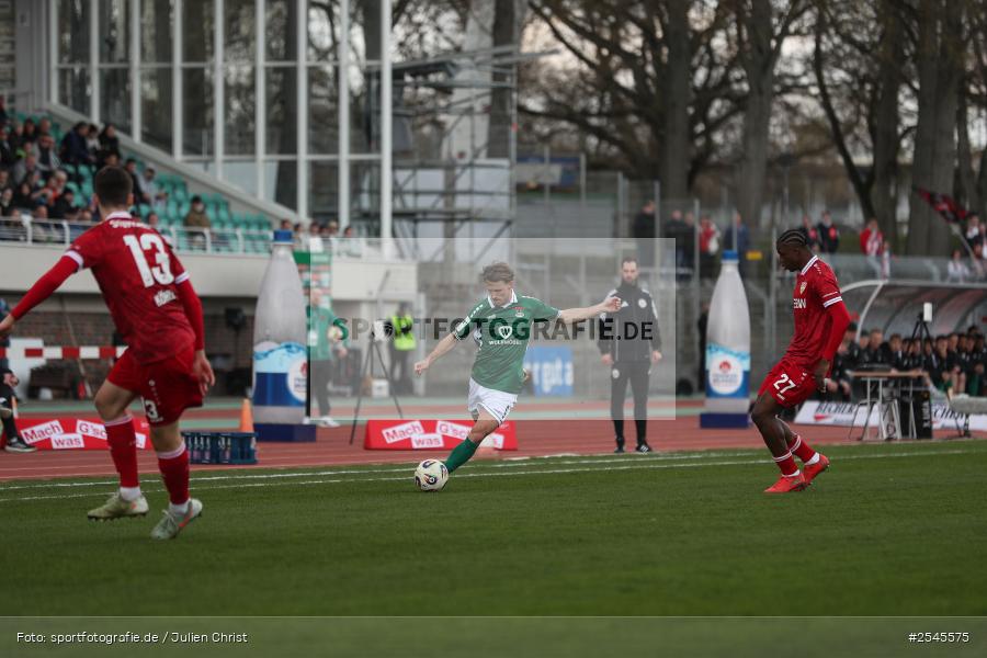 sport, VfB Stuttgart II, Schweinfurt, Sachs Stadion, Fussball, DFB, 30. Spieltag, 3. Liga, 21.03.2026, 1. FC Schweinfurt 1905 - Bild-ID: 2545575