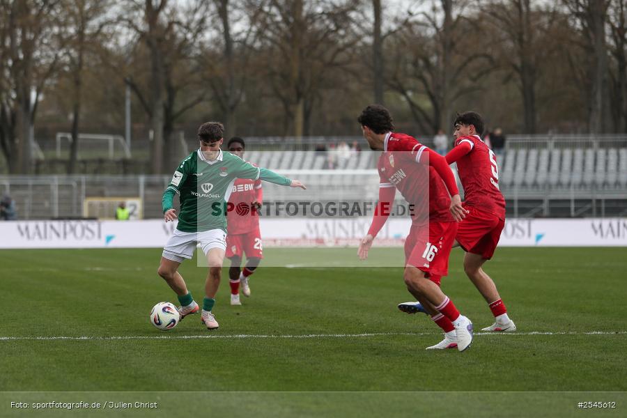 sport, VfB Stuttgart II, Schweinfurt, Sachs Stadion, Fussball, DFB, 30. Spieltag, 3. Liga, 21.03.2026, 1. FC Schweinfurt 1905 - Bild-ID: 2545612