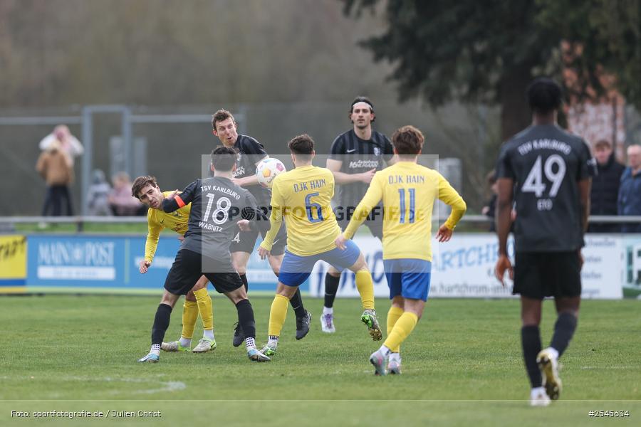 sport, TSV Karlburg, Landesliga Nordwest, Karlburg, Fussball, Fundamentum Sportpark, DJK Hain, 26. Spieltag, 21.03.2026 - Bild-ID: 2545634