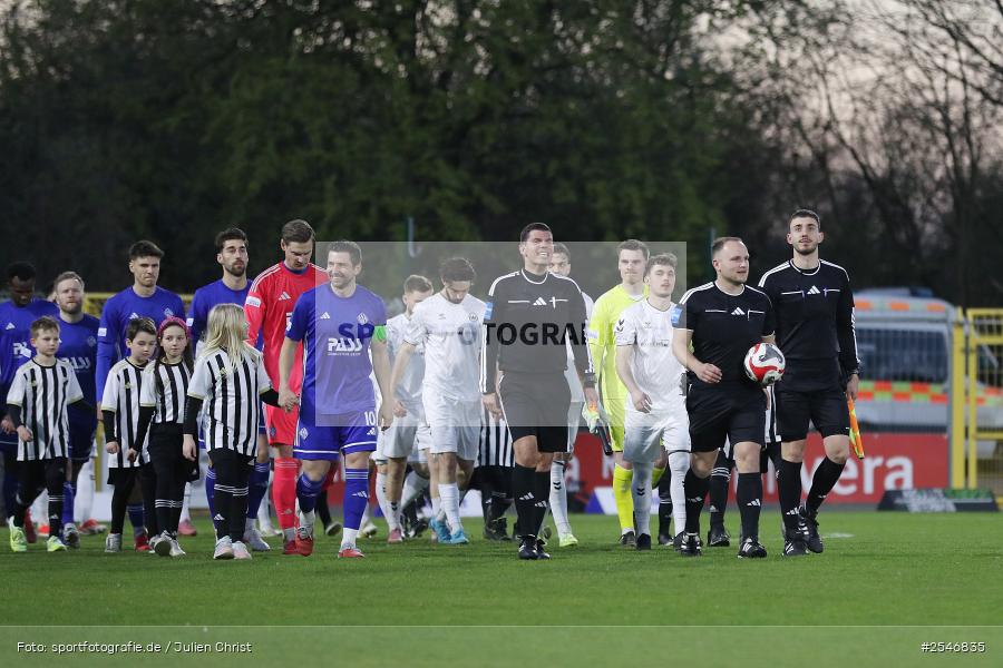 Stadion am Schönbusch, Aschaffenburg, 27.03.2026, sport, Fussball, BFV, 25. Spieltag, Regionalliga Bayern, SV Wacker Burghausen, SV Viktoria Aschaffenburg - Bild-ID: 2546835