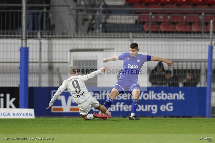 Stadion am Schönbusch, Aschaffenburg, 27.03.2026, sport, Fussball, BFV, 25. Spieltag, Regionalliga Bayern, SV Wacker Burghausen, SV Viktoria Aschaffenburg - Bild-ID: 2546853