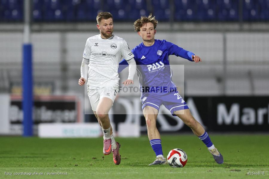 Stadion am Schönbusch, Aschaffenburg, 27.03.2026, sport, Fussball, BFV, 25. Spieltag, Regionalliga Bayern, SV Wacker Burghausen, SV Viktoria Aschaffenburg - Bild-ID: 2546878