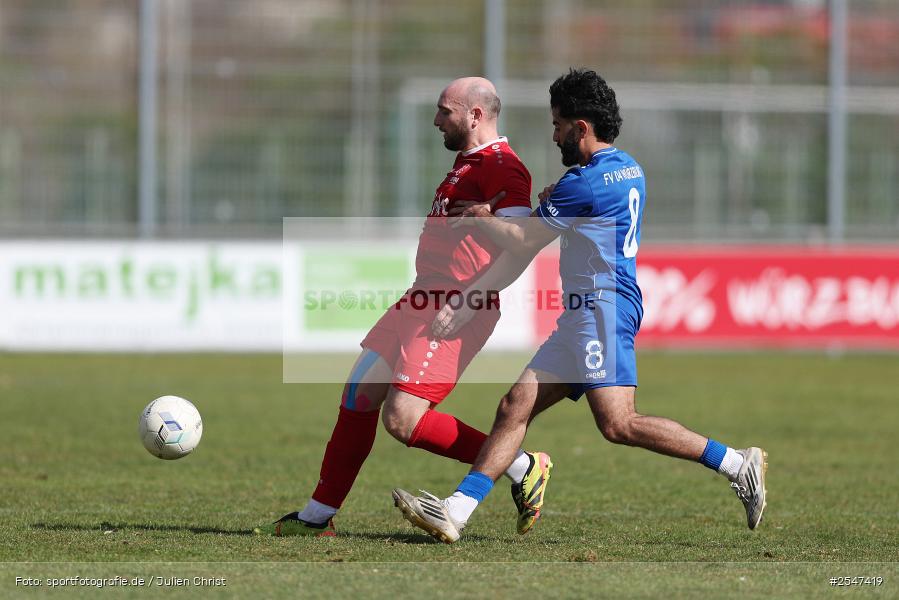 Sepp-Endres-Sportanlage, Würzburg, 29.03.2026, sport, Fussball, BFV, 23. Spieltag, Bezirksliga Unterfranken West, TSV Lohr, Würzburger FV 04 II - Bild-ID: 2547419
