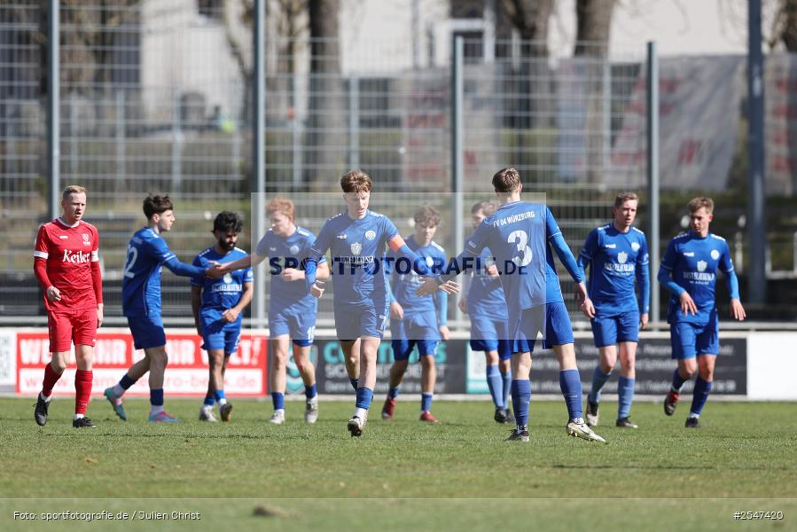 Sepp-Endres-Sportanlage, Würzburg, 29.03.2026, sport, Fussball, BFV, 23. Spieltag, Bezirksliga Unterfranken West, TSV Lohr, Würzburger FV 04 II - Bild-ID: 2547420