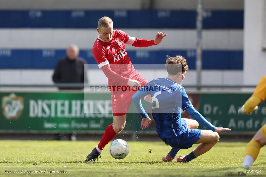 Sepp-Endres-Sportanlage, Würzburg, 29.03.2026, sport, Fussball, BFV, 23. Spieltag, Bezirksliga Unterfranken West, TSV Lohr, Würzburger FV 04 II - Bild-ID: 2547424