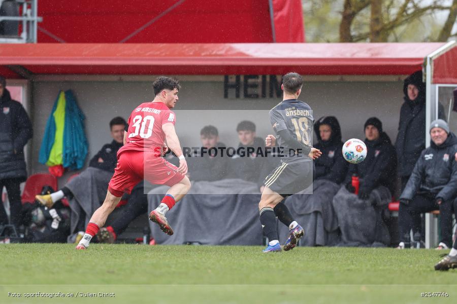 sport, TSV Aubstadt, SpVgg Ansbach, Regionalliga Bayern, NGN-Arena, Fussball, BFV, Aubstadt, 28.03.2026, 25. Spieltag - Bild-ID: 2547746