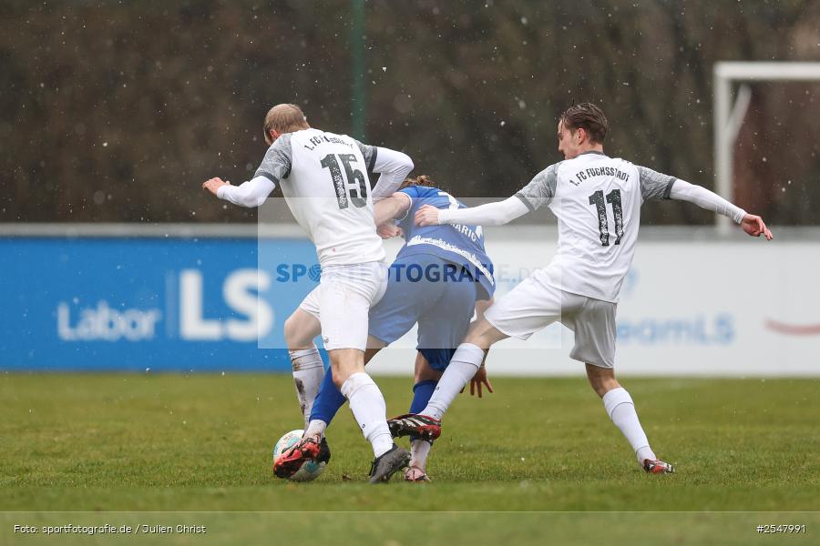 sport, Landesliga Nordwest, Kohlenberg-Arena, Fussball, Fuchsstadt, BFV, 28.03.2026, 27. Spieltag, 1. FC Fuchsstadt, 1. FC 06 Bad Kissingen - Bild-ID: 2547991