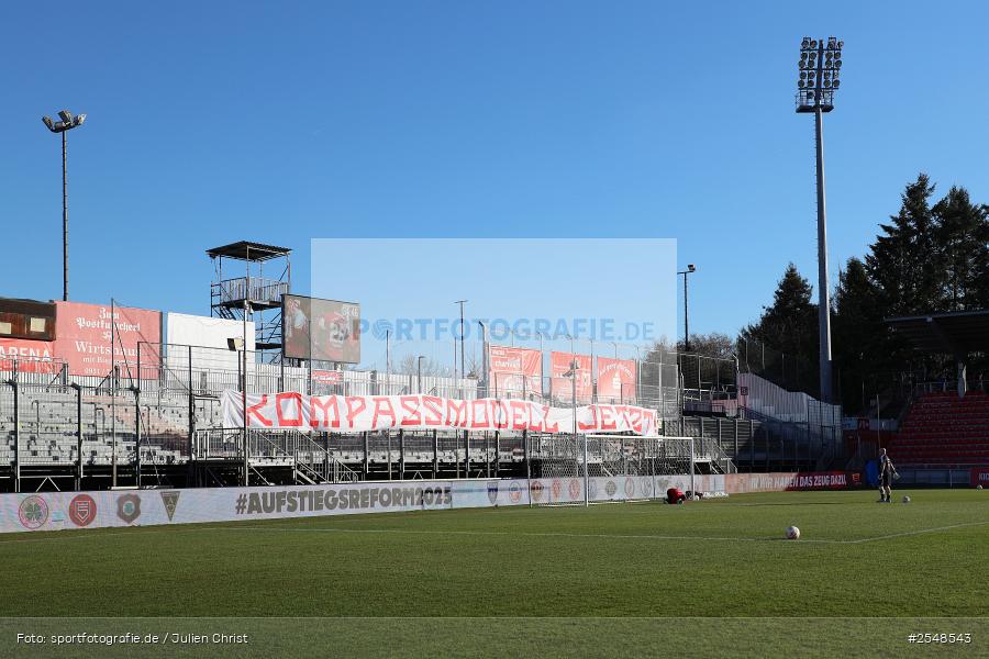 AKON-Arena, Würzburg, 02.04.2026, sport, Fussball, BFV, 26. Spieltag, Regionalliga Bayern, SpVgg Hankofen-Hailing, FC Würzburger Kickers - Bild-ID: 2548543