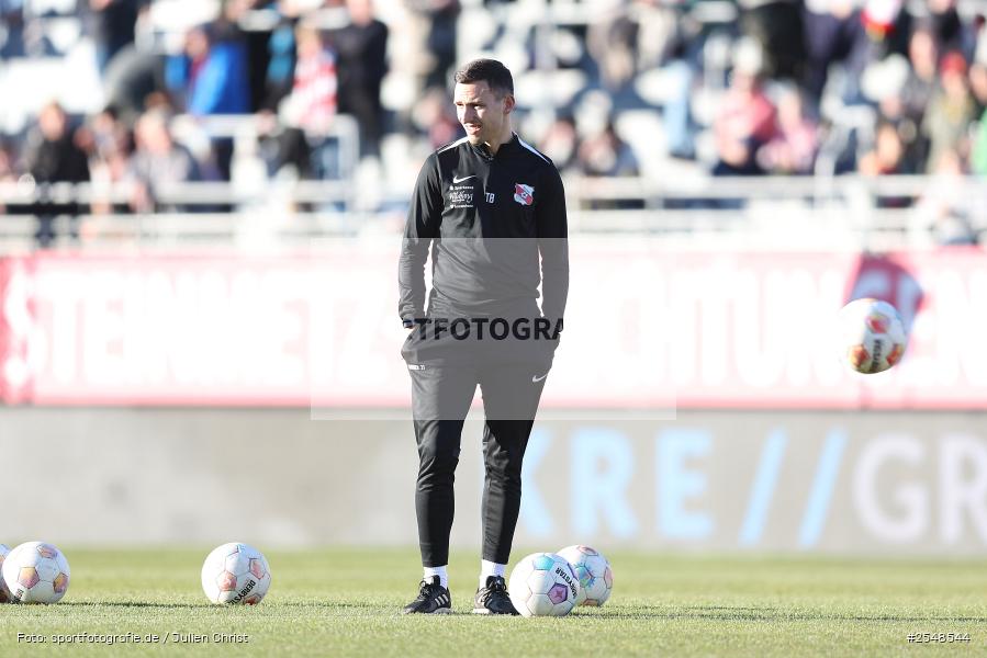 AKON-Arena, Würzburg, 02.04.2026, sport, Fussball, BFV, 26. Spieltag, Regionalliga Bayern, SpVgg Hankofen-Hailing, FC Würzburger Kickers - Bild-ID: 2548544