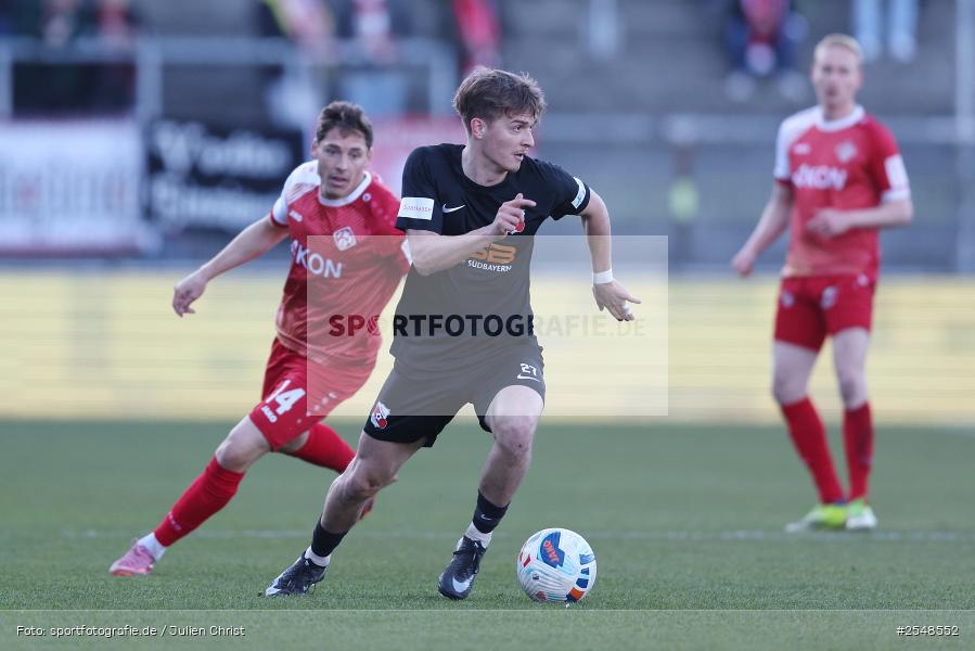 AKON-Arena, Würzburg, 02.04.2026, sport, Fussball, BFV, 26. Spieltag, Regionalliga Bayern, SpVgg Hankofen-Hailing, FC Würzburger Kickers - Bild-ID: 2548552