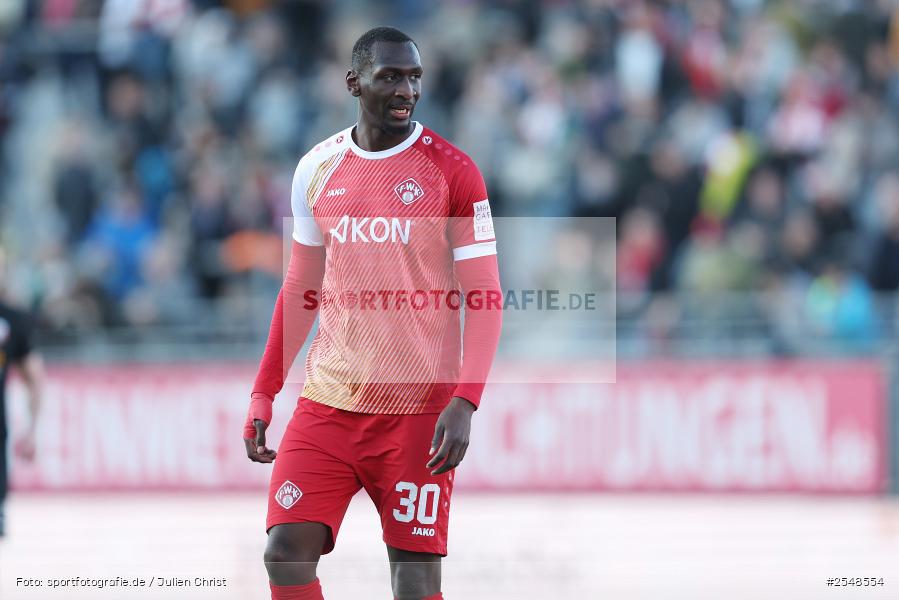 AKON-Arena, Würzburg, 02.04.2026, sport, Fussball, BFV, 26. Spieltag, Regionalliga Bayern, SpVgg Hankofen-Hailing, FC Würzburger Kickers - Bild-ID: 2548554