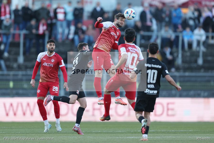 AKON-Arena, Würzburg, 02.04.2026, sport, Fussball, BFV, 26. Spieltag, Regionalliga Bayern, SpVgg Hankofen-Hailing, FC Würzburger Kickers - Bild-ID: 2548555