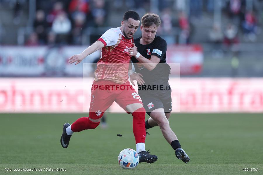 AKON-Arena, Würzburg, 02.04.2026, sport, Fussball, BFV, 26. Spieltag, Regionalliga Bayern, SpVgg Hankofen-Hailing, FC Würzburger Kickers - Bild-ID: 2548561