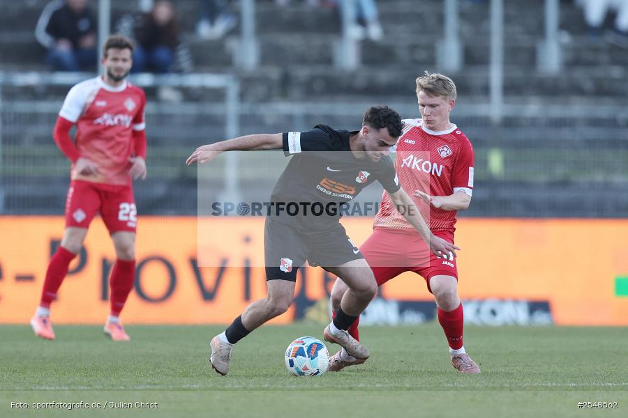 AKON-Arena, Würzburg, 02.04.2026, sport, Fussball, BFV, 26. Spieltag, Regionalliga Bayern, SpVgg Hankofen-Hailing, FC Würzburger Kickers - Bild-ID: 2548562