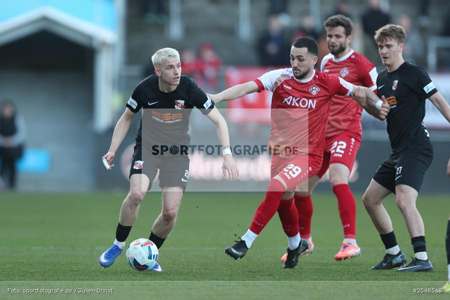 AKON-Arena, Würzburg, 02.04.2026, sport, Fussball, BFV, 26. Spieltag, Regionalliga Bayern, SpVgg Hankofen-Hailing, FC Würzburger Kickers - Bild-ID: 2548563
