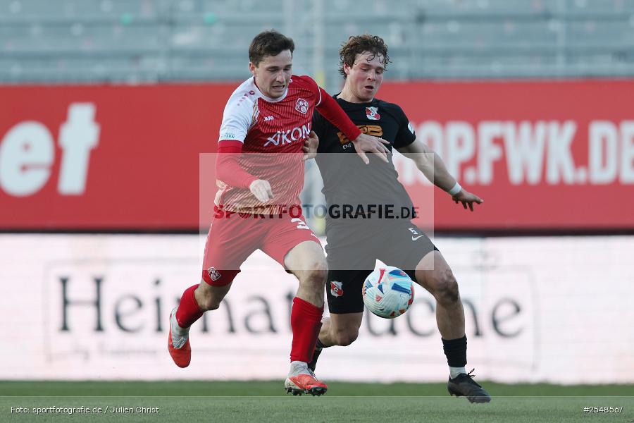 AKON-Arena, Würzburg, 02.04.2026, sport, Fussball, BFV, 26. Spieltag, Regionalliga Bayern, SpVgg Hankofen-Hailing, FC Würzburger Kickers - Bild-ID: 2548567