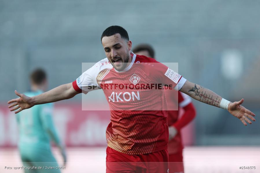AKON-Arena, Würzburg, 02.04.2026, sport, Fussball, BFV, 26. Spieltag, Regionalliga Bayern, SpVgg Hankofen-Hailing, FC Würzburger Kickers - Bild-ID: 2548575