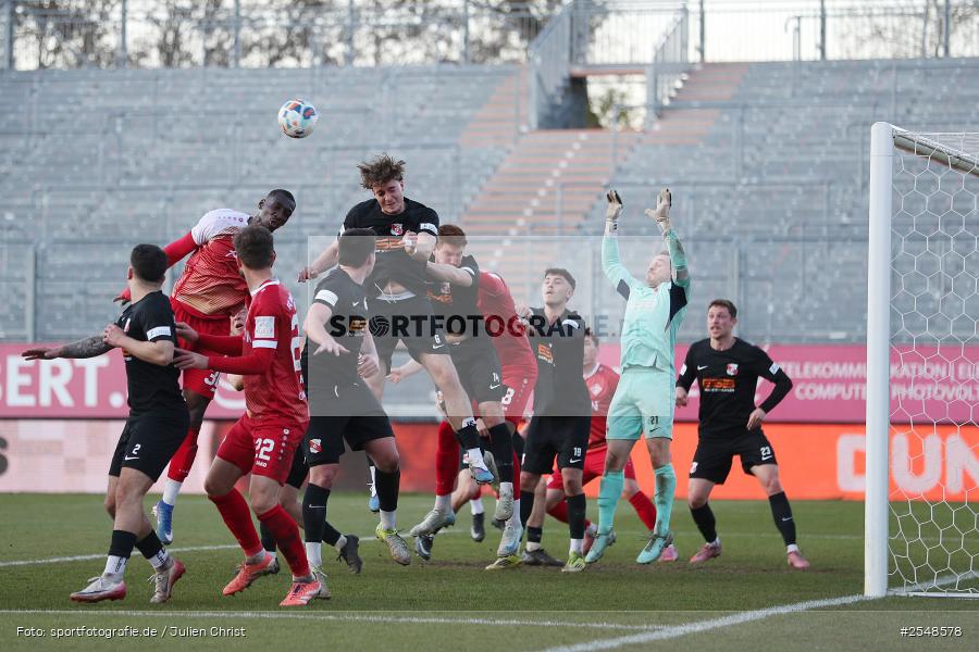 AKON-Arena, Würzburg, 02.04.2026, sport, Fussball, BFV, 26. Spieltag, Regionalliga Bayern, SpVgg Hankofen-Hailing, FC Würzburger Kickers - Bild-ID: 2548578