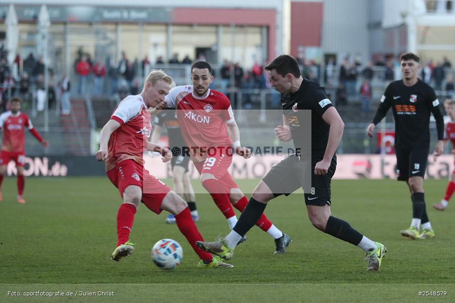AKON-Arena, Würzburg, 02.04.2026, sport, Fussball, BFV, 26. Spieltag, Regionalliga Bayern, SpVgg Hankofen-Hailing, FC Würzburger Kickers - Bild-ID: 2548579
