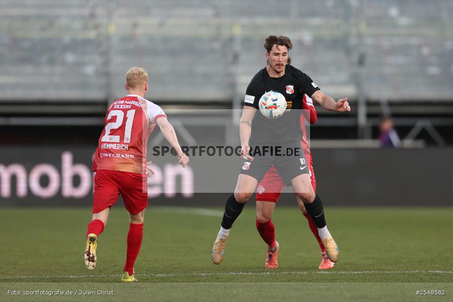 AKON-Arena, Würzburg, 02.04.2026, sport, Fussball, BFV, 26. Spieltag, Regionalliga Bayern, SpVgg Hankofen-Hailing, FC Würzburger Kickers - Bild-ID: 2548582