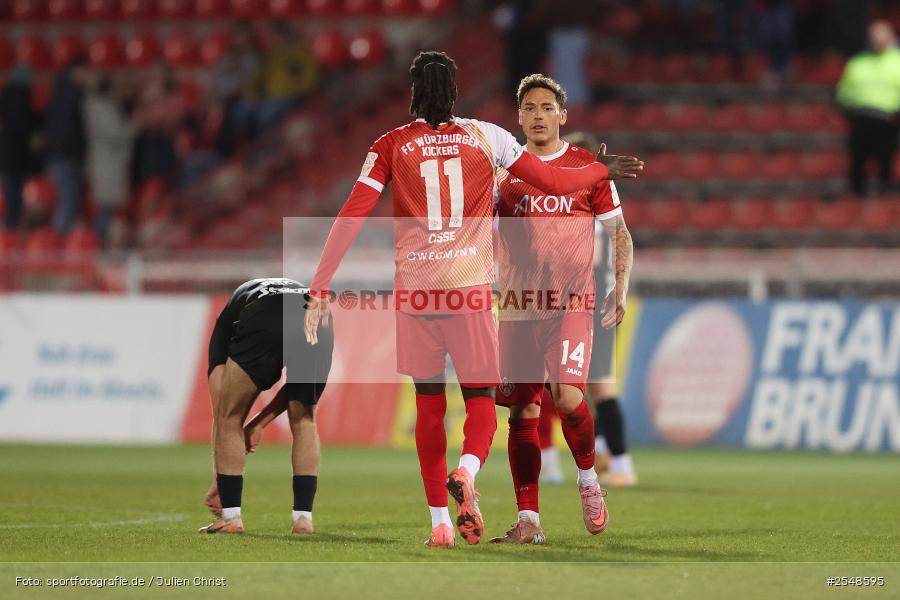 AKON-Arena, Würzburg, 02.04.2026, sport, Fussball, BFV, 26. Spieltag, Regionalliga Bayern, SpVgg Hankofen-Hailing, FC Würzburger Kickers - Bild-ID: 2548595