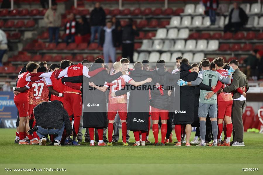 AKON-Arena, Würzburg, 02.04.2026, sport, Fussball, BFV, 26. Spieltag, Regionalliga Bayern, SpVgg Hankofen-Hailing, FC Würzburger Kickers - Bild-ID: 2548597