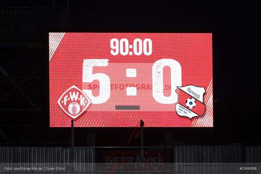 AKON-Arena, Würzburg, 02.04.2026, sport, Fussball, BFV, 26. Spieltag, Regionalliga Bayern, SpVgg Hankofen-Hailing, FC Würzburger Kickers - Bild-ID: 2548598