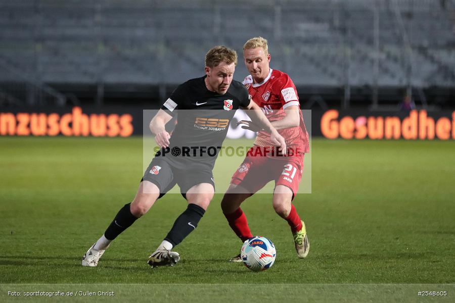 AKON-Arena, Würzburg, 02.04.2026, sport, Fussball, BFV, 26. Spieltag, Regionalliga Bayern, SpVgg Hankofen-Hailing, FC Würzburger Kickers - Bild-ID: 2548605