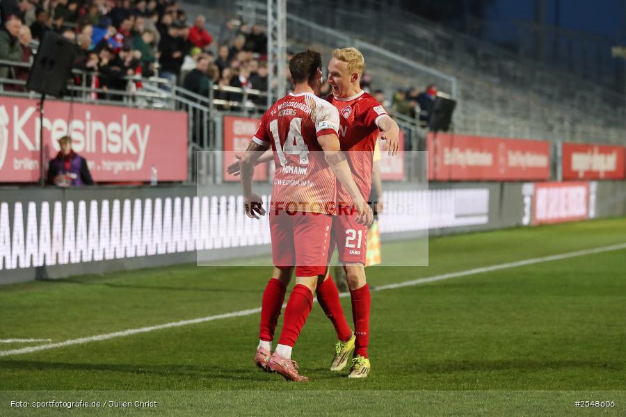 AKON-Arena, Würzburg, 02.04.2026, sport, Fussball, BFV, 26. Spieltag, Regionalliga Bayern, SpVgg Hankofen-Hailing, FC Würzburger Kickers - Bild-ID: 2548606