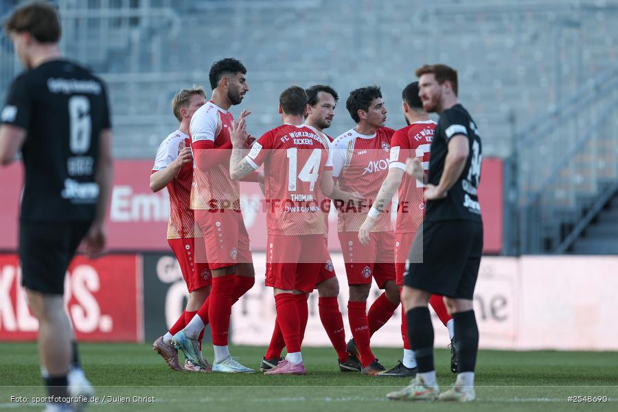 sport, Würzburg, SpVgg Hankofen-Hailing, Regionalliga Bayern, Fussball, FC Würzburger Kickers, BFV, AKON-Arena, 26. Spieltag, 02.04.2026 - Bild-ID: 2548690