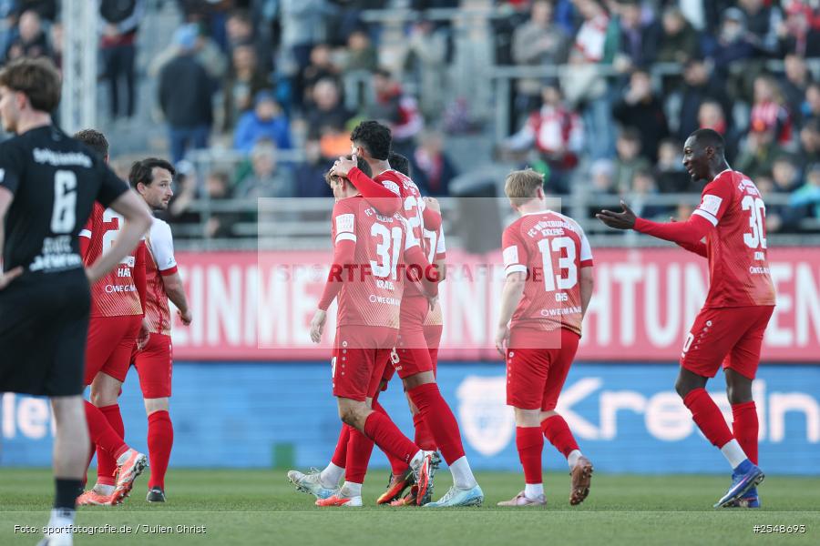 sport, Würzburg, SpVgg Hankofen-Hailing, Regionalliga Bayern, Fussball, FC Würzburger Kickers, BFV, AKON-Arena, 26. Spieltag, 02.04.2026 - Bild-ID: 2548693