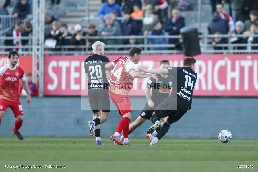 sport, Würzburg, SpVgg Hankofen-Hailing, Regionalliga Bayern, Fussball, FC Würzburger Kickers, BFV, AKON-Arena, 26. Spieltag, 02.04.2026 - Bild-ID: 2548695