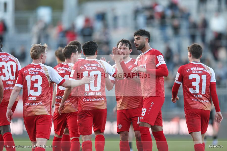 sport, Würzburg, SpVgg Hankofen-Hailing, Regionalliga Bayern, Fussball, FC Würzburger Kickers, BFV, AKON-Arena, 26. Spieltag, 02.04.2026 - Bild-ID: 2548733
