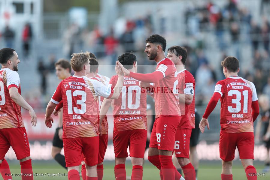 sport, Würzburg, SpVgg Hankofen-Hailing, Regionalliga Bayern, Fussball, FC Würzburger Kickers, BFV, AKON-Arena, 26. Spieltag, 02.04.2026 - Bild-ID: 2548736