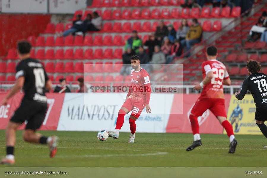 sport, Würzburg, SpVgg Hankofen-Hailing, Regionalliga Bayern, Fussball, FC Würzburger Kickers, BFV, AKON-Arena, 26. Spieltag, 02.04.2026 - Bild-ID: 2548784