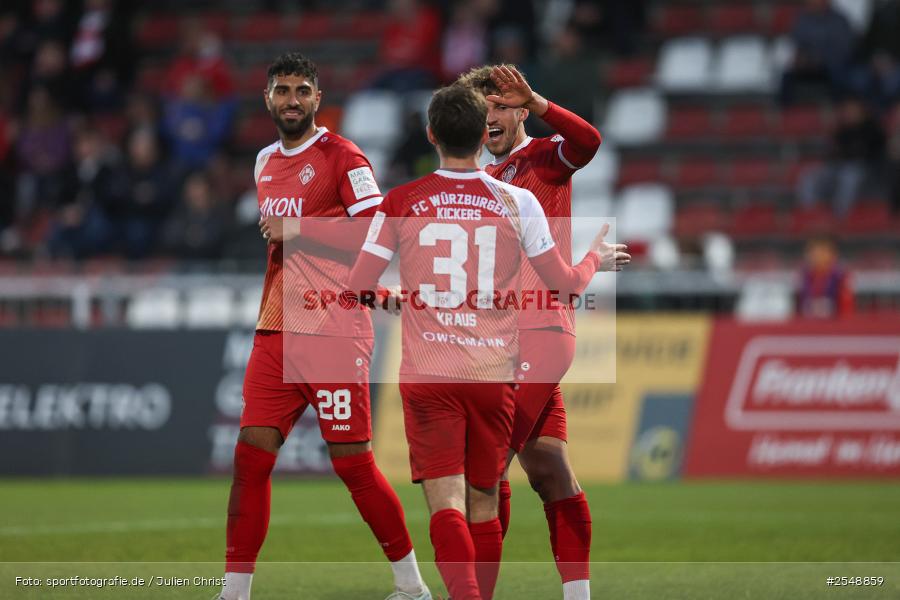 sport, Würzburg, SpVgg Hankofen-Hailing, Regionalliga Bayern, Fussball, FC Würzburger Kickers, BFV, AKON-Arena, 26. Spieltag, 02.04.2026 - Bild-ID: 2548859
