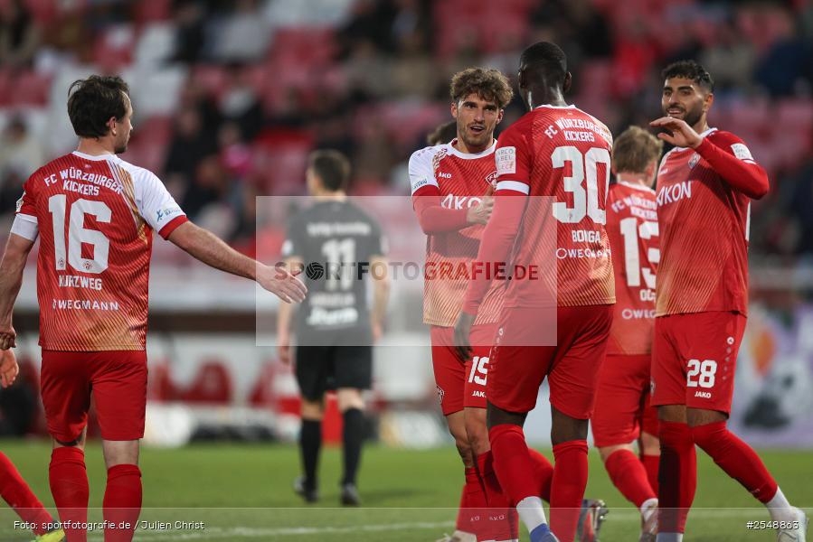 sport, Würzburg, SpVgg Hankofen-Hailing, Regionalliga Bayern, Fussball, FC Würzburger Kickers, BFV, AKON-Arena, 26. Spieltag, 02.04.2026 - Bild-ID: 2548863