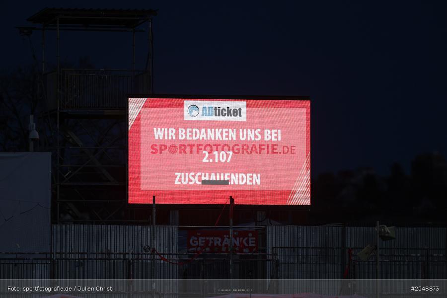 sport, Würzburg, SpVgg Hankofen-Hailing, Regionalliga Bayern, Fussball, FC Würzburger Kickers, BFV, AKON-Arena, 26. Spieltag, 02.04.2026 - Bild-ID: 2548873