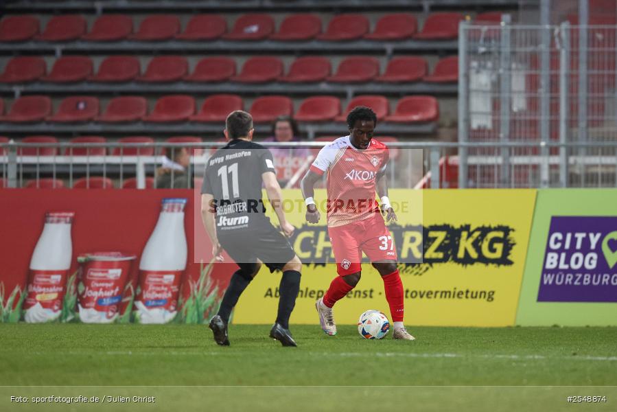 sport, Würzburg, SpVgg Hankofen-Hailing, Regionalliga Bayern, Fussball, FC Würzburger Kickers, BFV, AKON-Arena, 26. Spieltag, 02.04.2026 - Bild-ID: 2548874