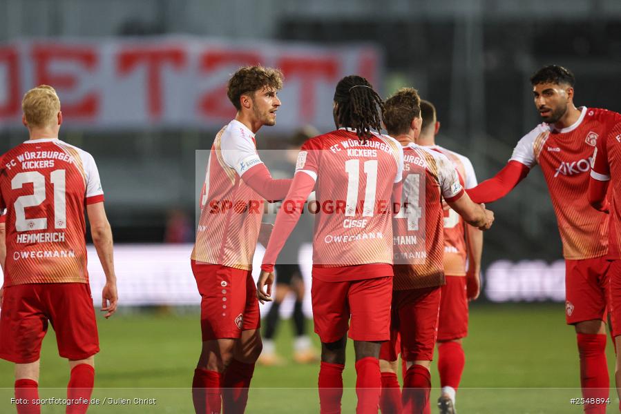 sport, Würzburg, SpVgg Hankofen-Hailing, Regionalliga Bayern, Fussball, FC Würzburger Kickers, BFV, AKON-Arena, 26. Spieltag, 02.04.2026 - Bild-ID: 2548894